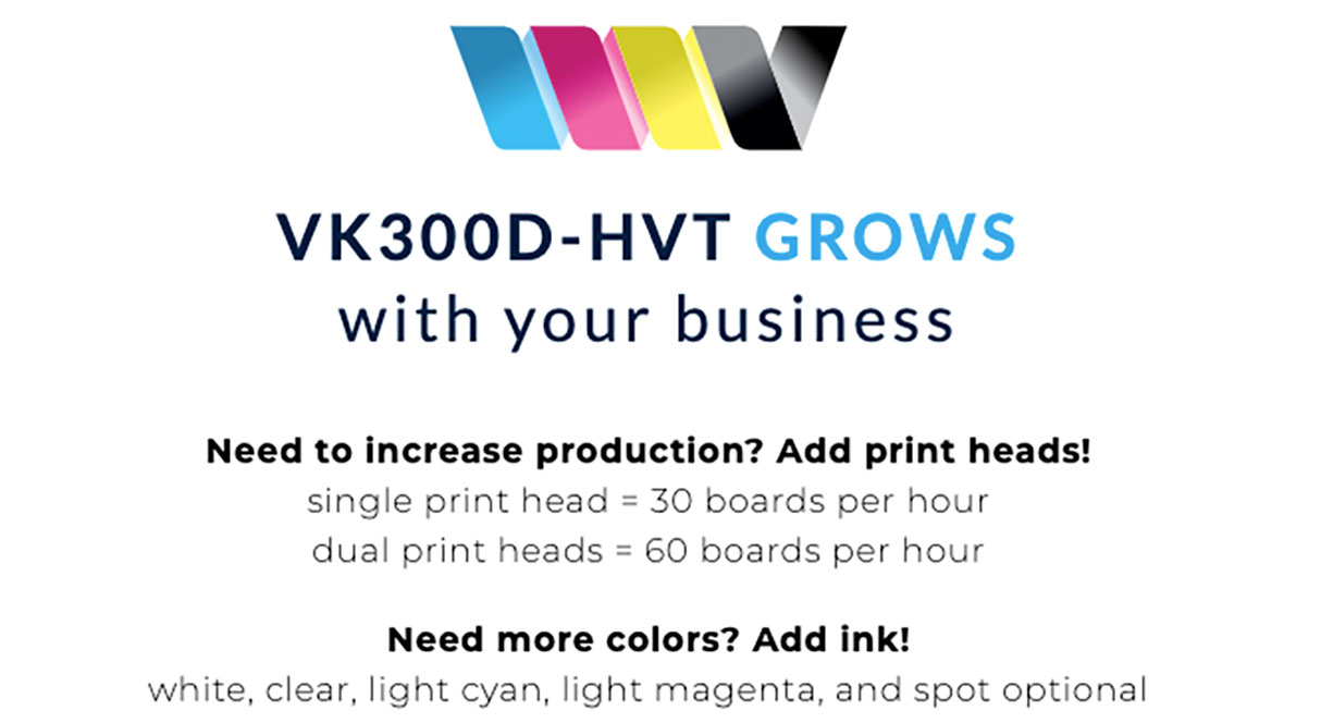 vk300dhvt vanguard high production uv flatbed printer features 4 vanguard vk300d-hvt high production uv flatbed printer grows with your business so you can add printheads for greater quality and higher production speeds