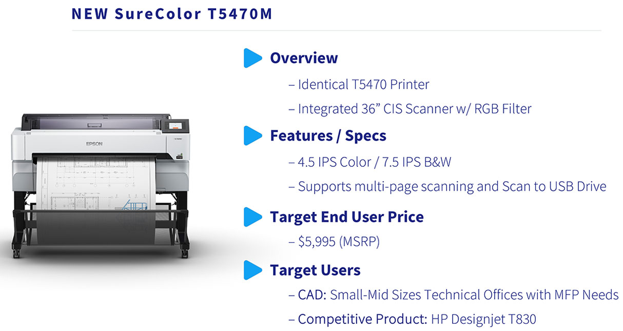 epson surecolor t5470m printer and scanner overview featuring integrated 36